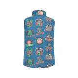 Darts Pattern Print Design 02 Men's Padded Vest
