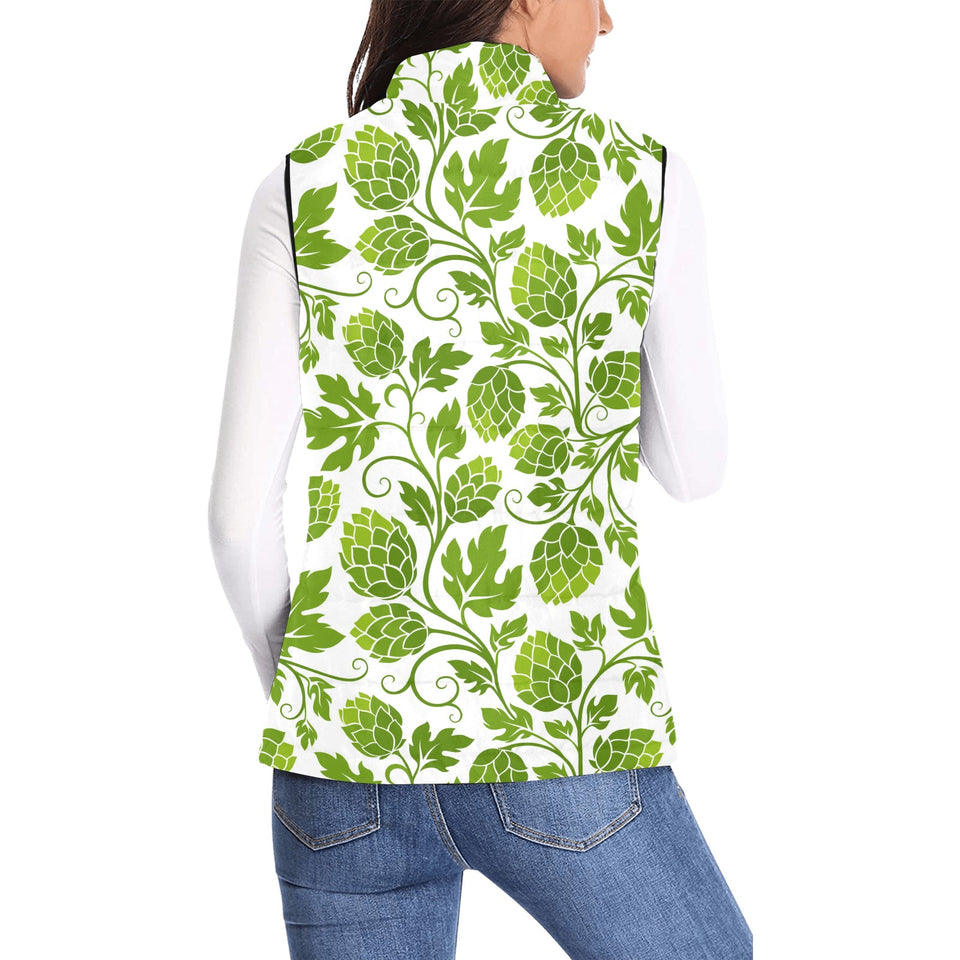 Hop design pattern Women's Padded Vest
