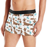 sea lion Seals jellyfish pattern Men's All Over Print Boxer Briefs Men's Underwear