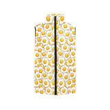 Fried Eggs Pattern Print Design 02 Men's Padded Vest