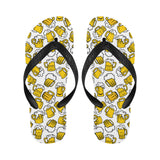 Beer design pattern Unisex Flip Flops