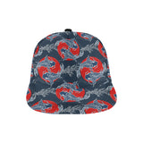 Fancy Carps hand drawn japanese art All Over Print Snapback Cap