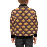 Sandwich Pattern Print Design 04 Kids' Boys' Girls' Bomber Jacket
