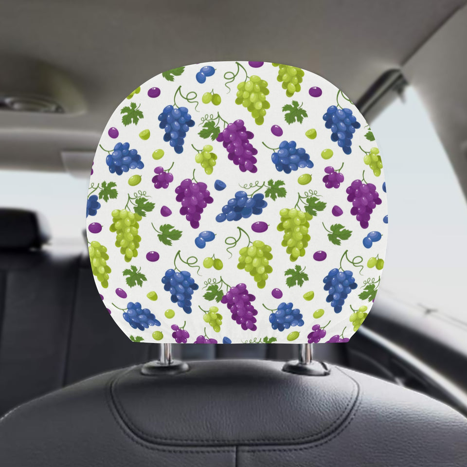 Grape pattern Car Headrest Cover