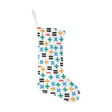 Math Pattern Print Design 05 Christmas Stocking