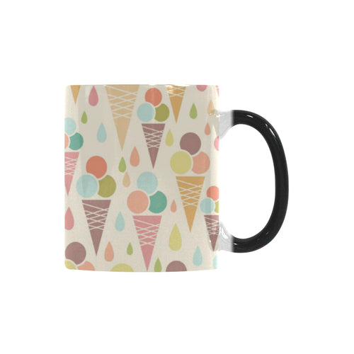 Ice cream cone pattern Morphing Mug Heat Changing Mug
