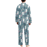 Cute rabbit pattern Men's Long Pajama Set
