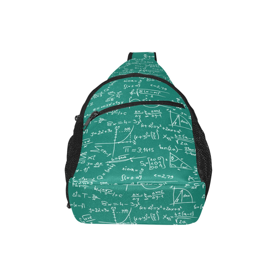 Math Pattern Print Design 01 All Over Print Chest Bag
