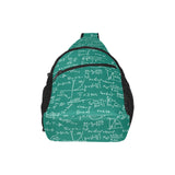 Math Pattern Print Design 01 All Over Print Chest Bag