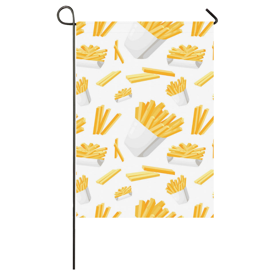 French fries white paper box pattern House Flag Garden Flag