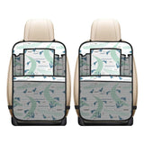 Crocodile diver pattern Car Seat Back Organizer