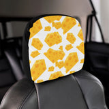Cheese slice pattern Car Headrest Cover