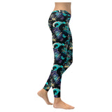 Dragon sea wave pattern Women's Legging Fulfilled In US