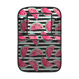 Watercolor paint textured watermelon pieces Car Seat Back Organizer