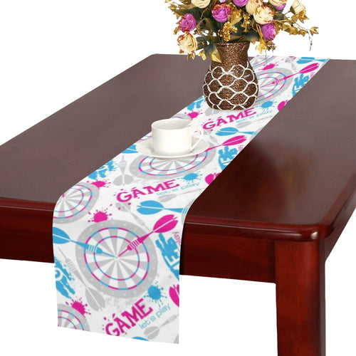 Darts Pattern Print Design 01 Table Runner