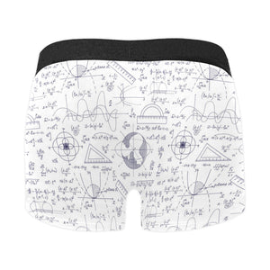 Math Pattern Print Design 03 Men's All Over Print Boxer Briefs Men's Underwear