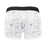 Math Pattern Print Design 03 Men's All Over Print Boxer Briefs Men's Underwear