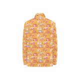 Camper Van Pattern Print Design 04 Women's Long Sleeve Polo Shirt