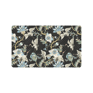 Japanese crane ornament elements Doormat