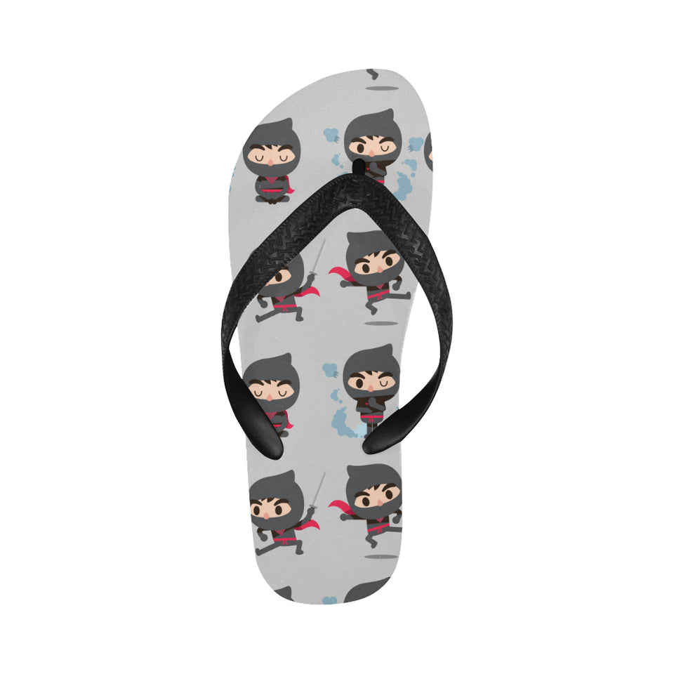 Cute ninja pattern Unisex Flip Flops
