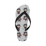 Cute ninja pattern Unisex Flip Flops