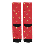 strawberry texture skin pattern Crew Socks