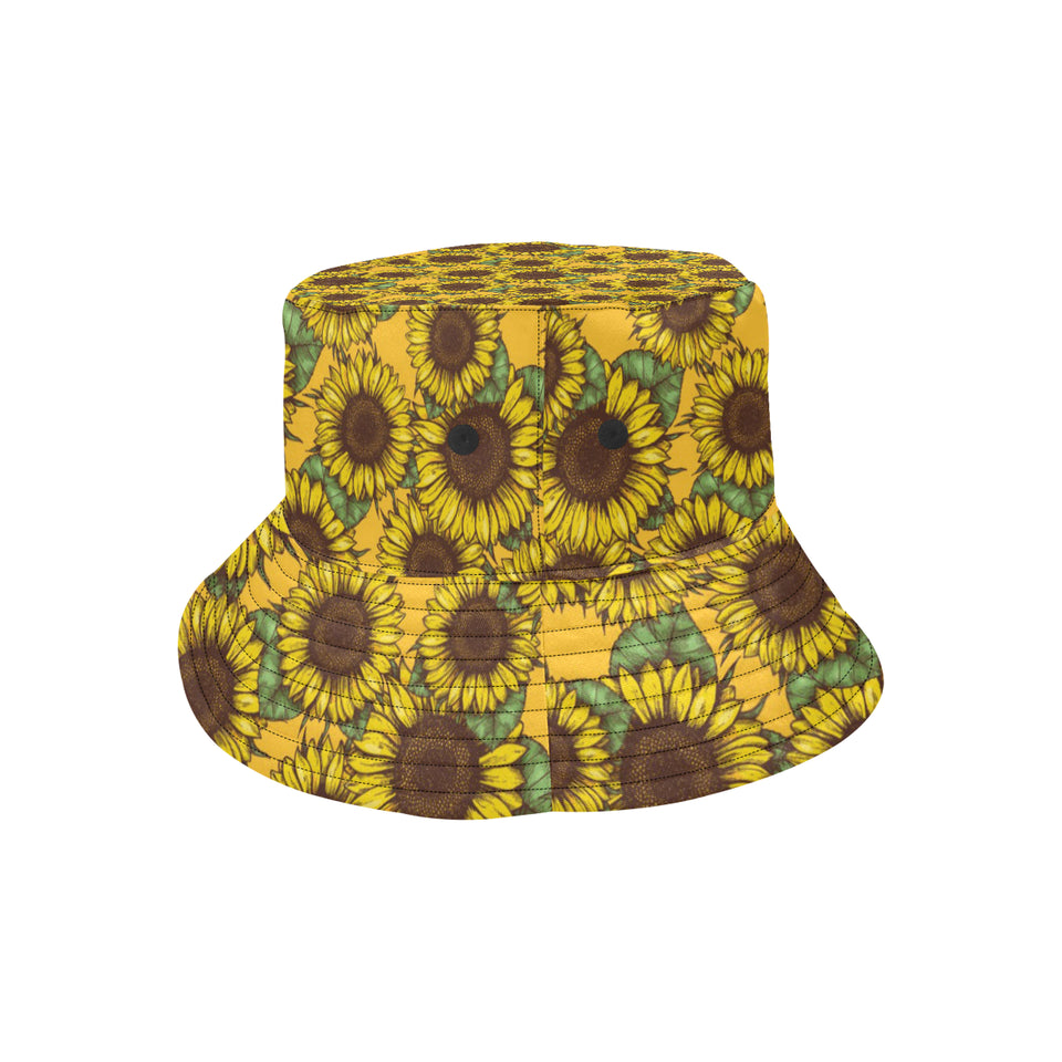 Sunflower pattern Unisex Bucket Hat