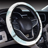Cute dolphins Childish Style pattern Car Steering Wheel Cover