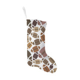 American football ball pattern Christmas Stocking