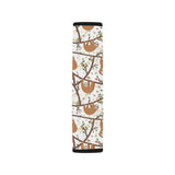 Sloths hanging on the tree pattern Car Seat Belt Cover