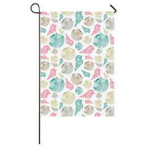 Colorful shell pattern House Flag Garden Flag