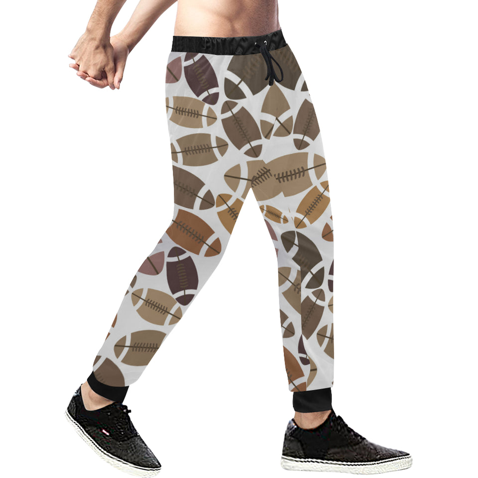 American football ball pattern Unisex Casual Sweatpants