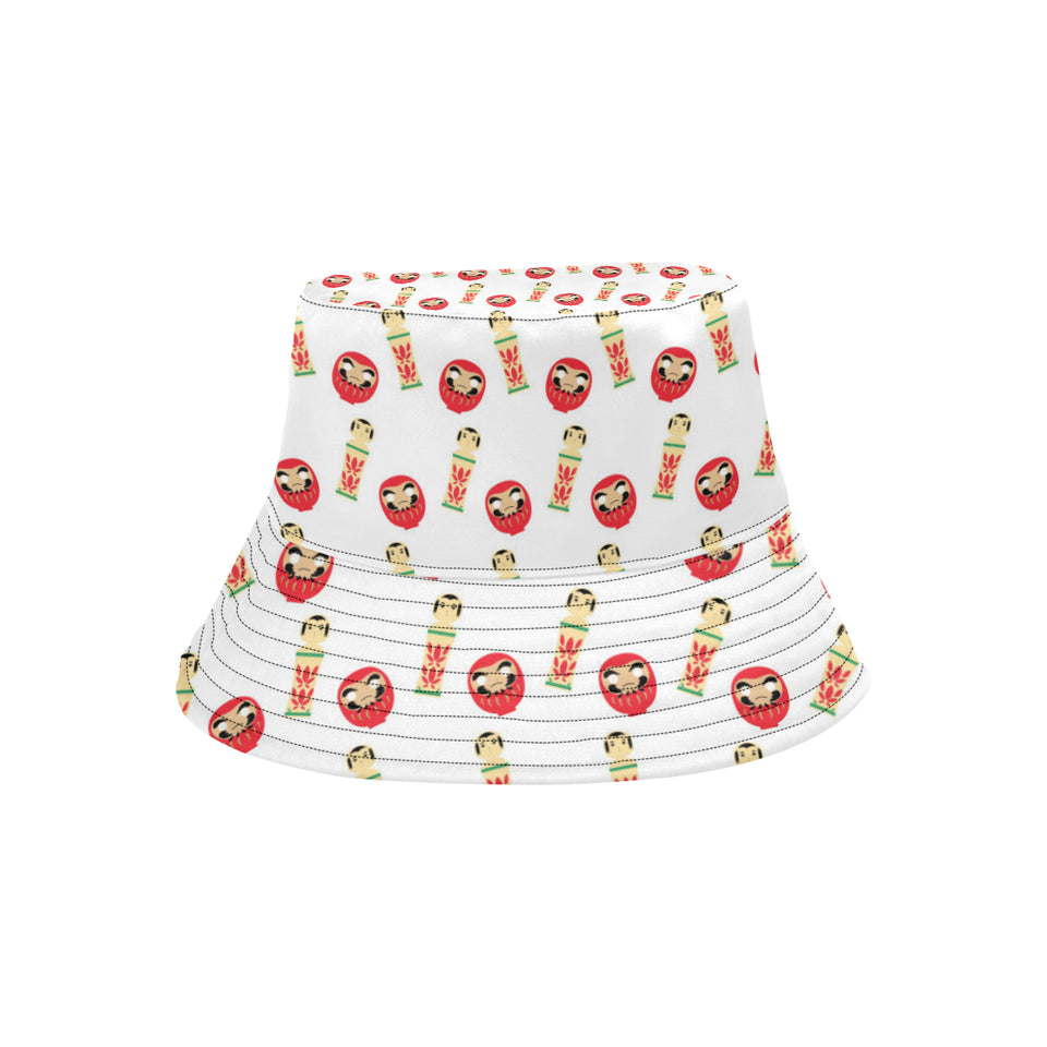 Daruma japanese wooden doll Unisex Bucket Hat