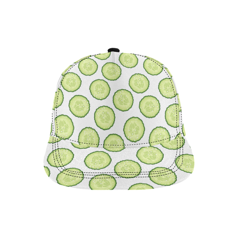 Cucumber slices pattern All Over Print Snapback Cap