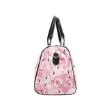 Pink flamingos pattern background Travel Bag