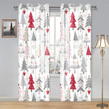 Cute Christmas tree pattern Gauze Curtain
