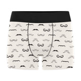 Mustache Beard Pattern Print Design 05 Men's All Over Print Boxer Briefs Men's Underwear