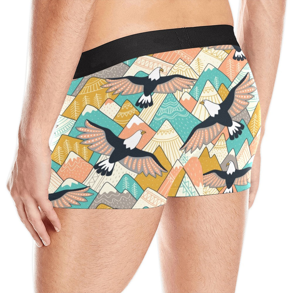 Eagle Pattern Print Design 02 Men's All Over Print Boxer Briefs Men's Underwear