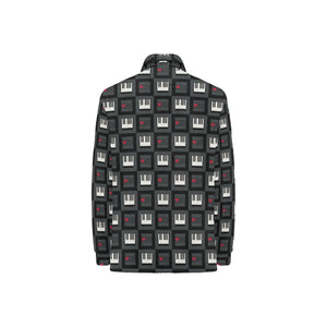 Piano Pattern Print Design 05 Women's Long Sleeve Polo Shirt