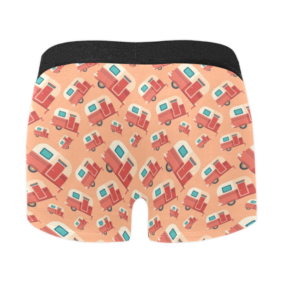 Camper Van Pattern Print Design 03 Men's All Over Print Boxer Briefs Men's Underwear