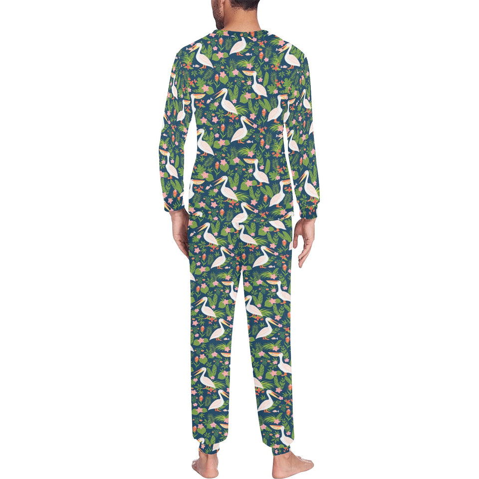 Pelican Pattern Print Design 05 Men's All Over Print Pajama
