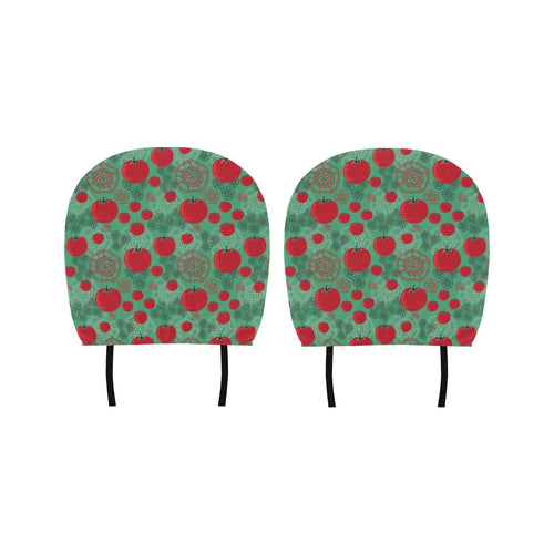 Tomato design pattern Car Headrest Cover