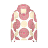 Circle indian pattern Kids' Boys' Girls' Padded Hooded Jacket