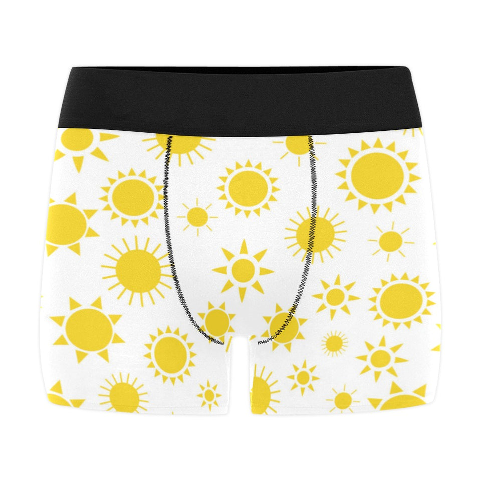 Sun pattern Men's All Over Print Boxer Briefs Men's Underwear