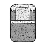 Music Notes Pattern Print Design 04 Car Seat Back Organizer