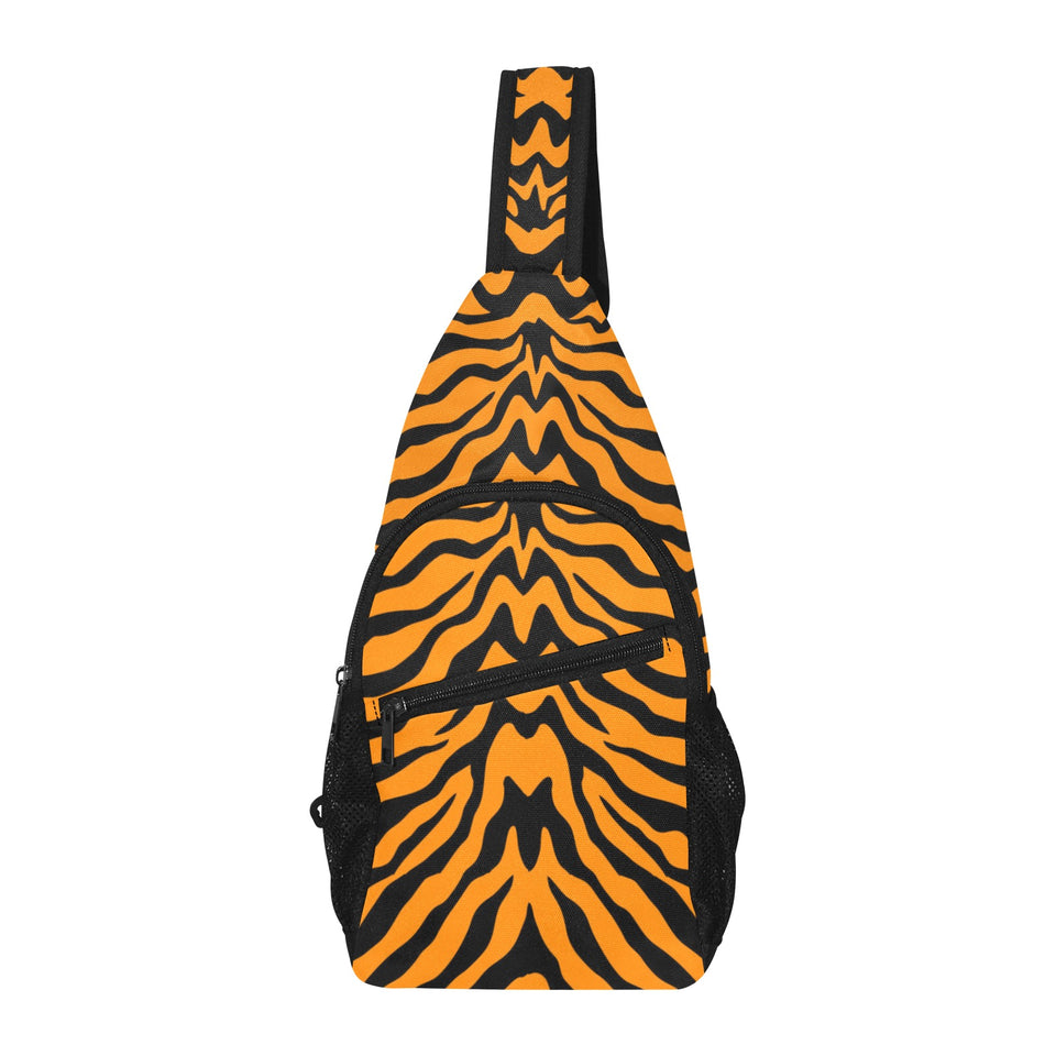 Bengal tigers skin print pattern All Over Print Chest Bag
