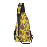 Sunflower pattern All Over Print Chest Bag