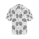 Hand drawn french fries pattern Men's All Over Print Hawaiian Shirt