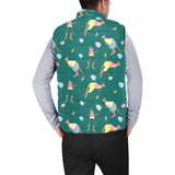 Kangaroo leaves pattern Men's Padded Vest