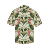 heliconia pattern Men's All Over Print Hawaiian Shirt